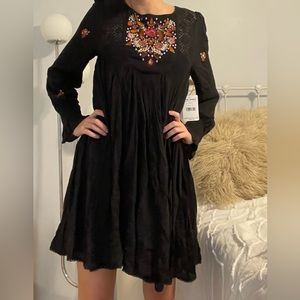 Free People Lace + Embroidered Dress